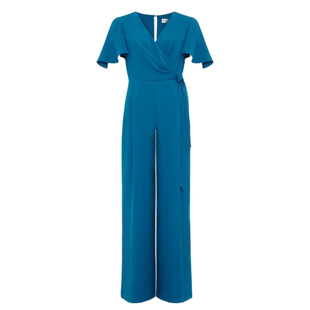 Phase Eight Julissa Blue Wide Leg Jumpsuit